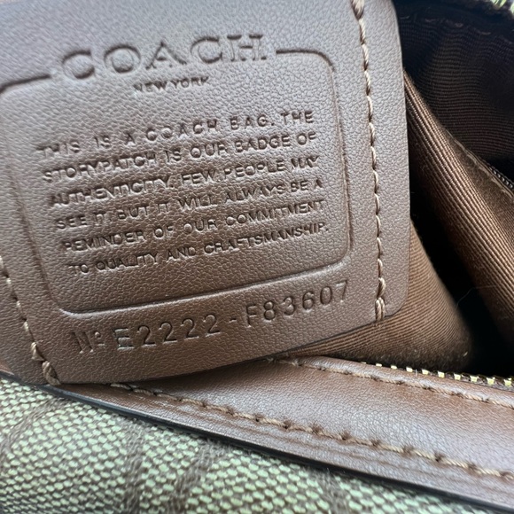 Coach Rowan Satchel And Matching Wallet - Picture 8 of 12